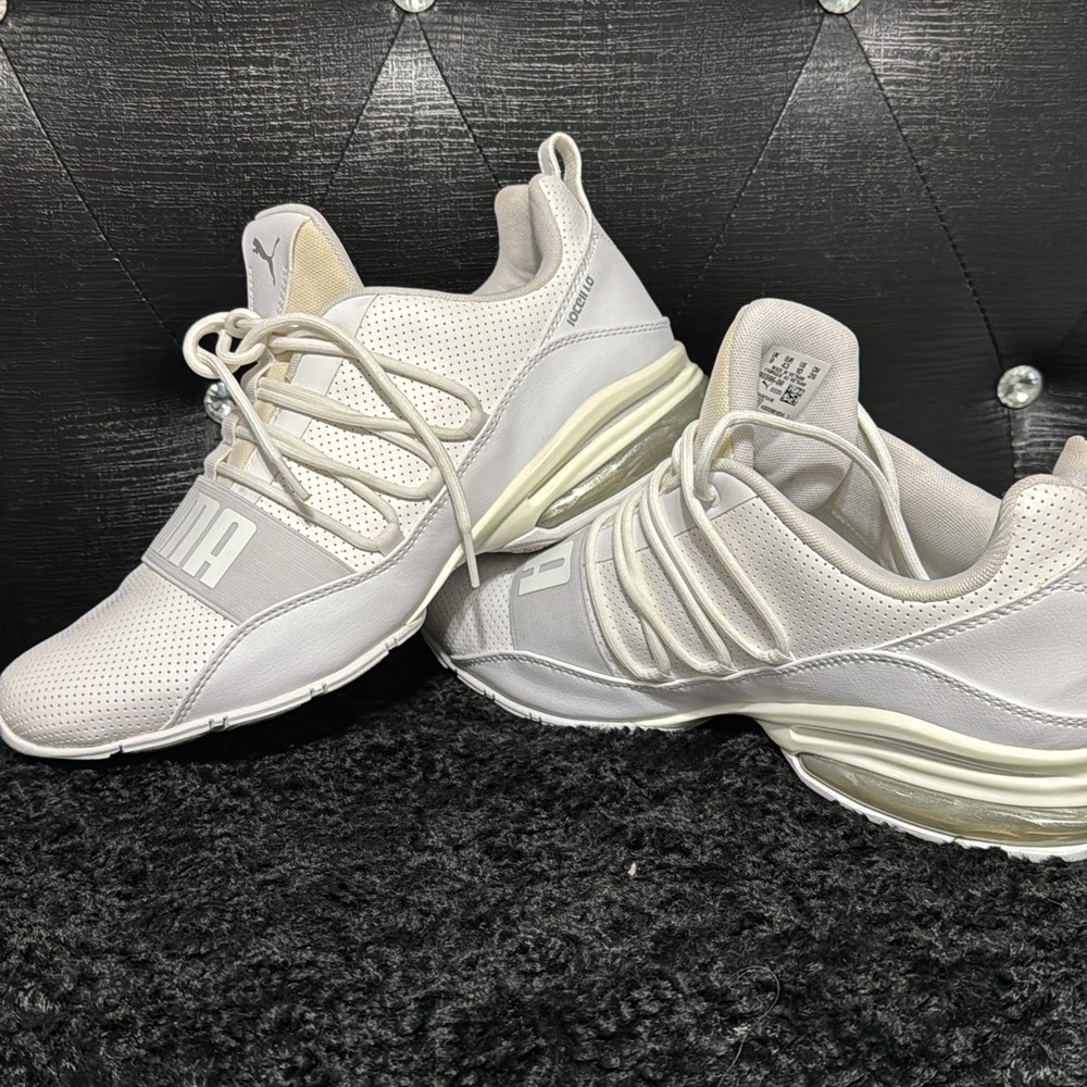 Puma Cell Regenerate Men's White and Gray Sneakers